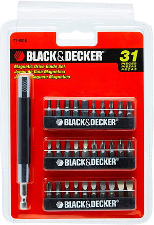 JOGO DE PARAFUSAR COM 31 PEÇAS 71-931-E BLACK+DECKER