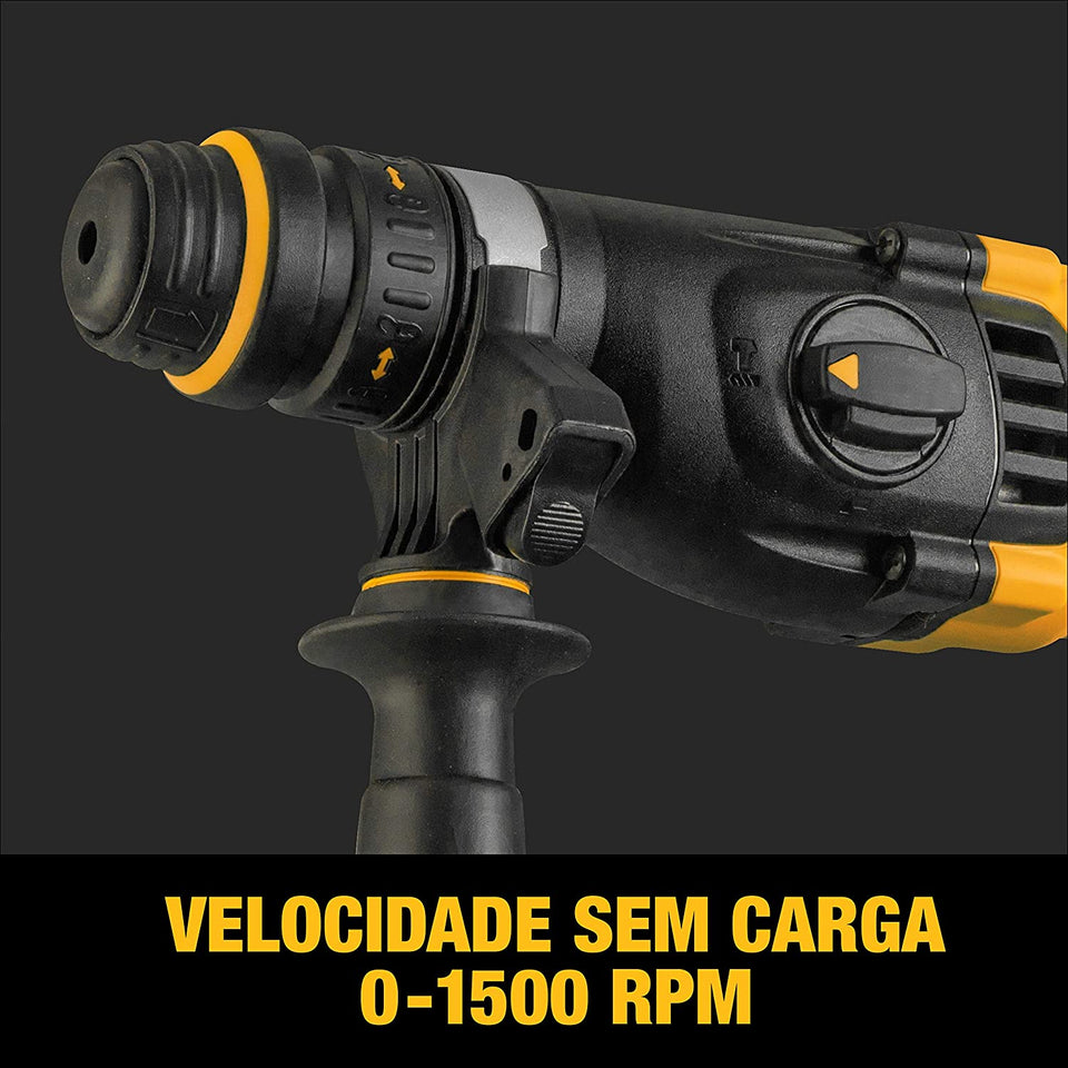 MARTELETE ELETROPNEUMÁTICO 1" SDS PLUS 2,8J 2KG D25134K-B2 800W 220V DEWALT