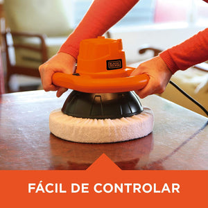 POLITRIZ ORBITAL 10" COM 3 BOINAS KP12K-B2 120W 220V BLACK&DECKER