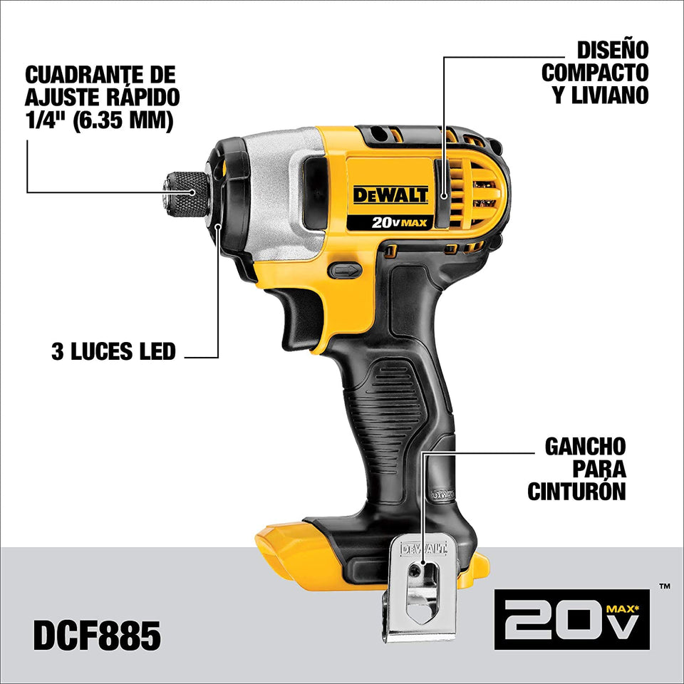 KIT FURADEIRA + PARAFUSADEIRA 20V DCK222D2T-BR COM MALETA DEWALT