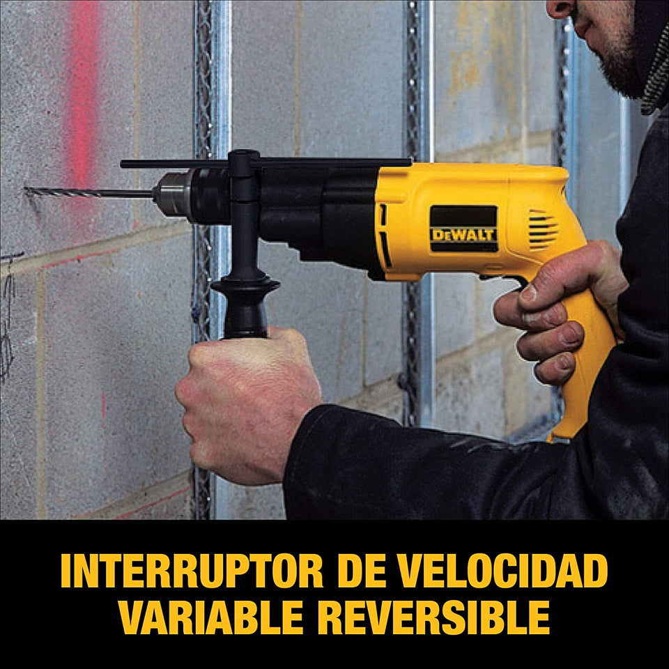 FURADEIRA DE IMPACTO 1/2" VVR 2 VELOCIDADES DW505 800W 220V DEWALT