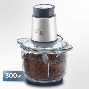 MINIPROCESSADOR INOX GOURMAND GRIS 220V MP300G BLACK & DECKER