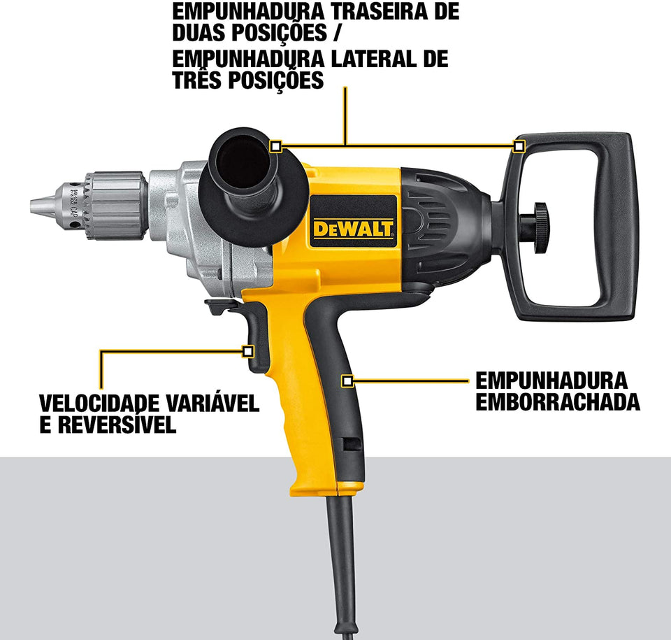 FURADEIRA 5/8" TRIPLA REDUÇÃO DE ENGRENAGEM DW130V 710W 220V DEWALT