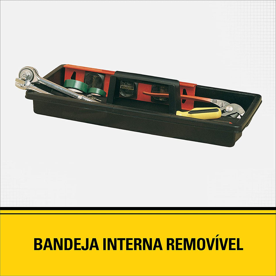 CAIXA DE FERRAMENTAS 19'' SÉRIE E FECHOS METÁLICOS 19-013 STANLEY