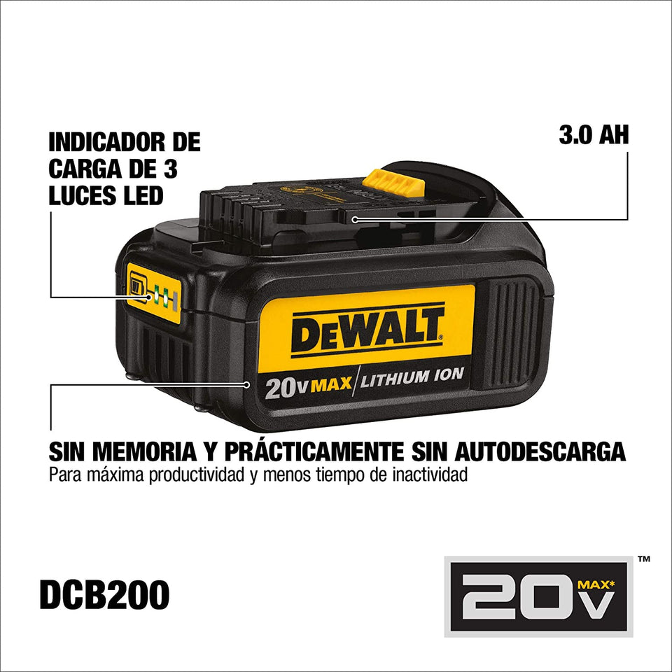 BATERIA 20V MAX PREMIUM DCB200 DEWALT