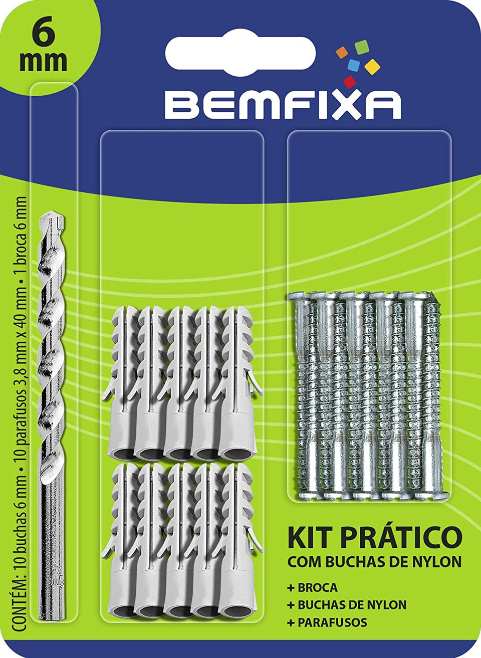 KIT PRÁTICO 6MM 3372 BEMFIXA