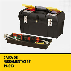 CAIXA DE FERRAMENTAS 19'' SÉRIE E FECHOS METÁLICOS 19-013 STANLEY