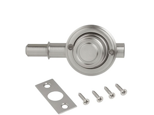 FECHO BATOM CROMADO ACETINADO 050011 UNIÃO MUNDIAL