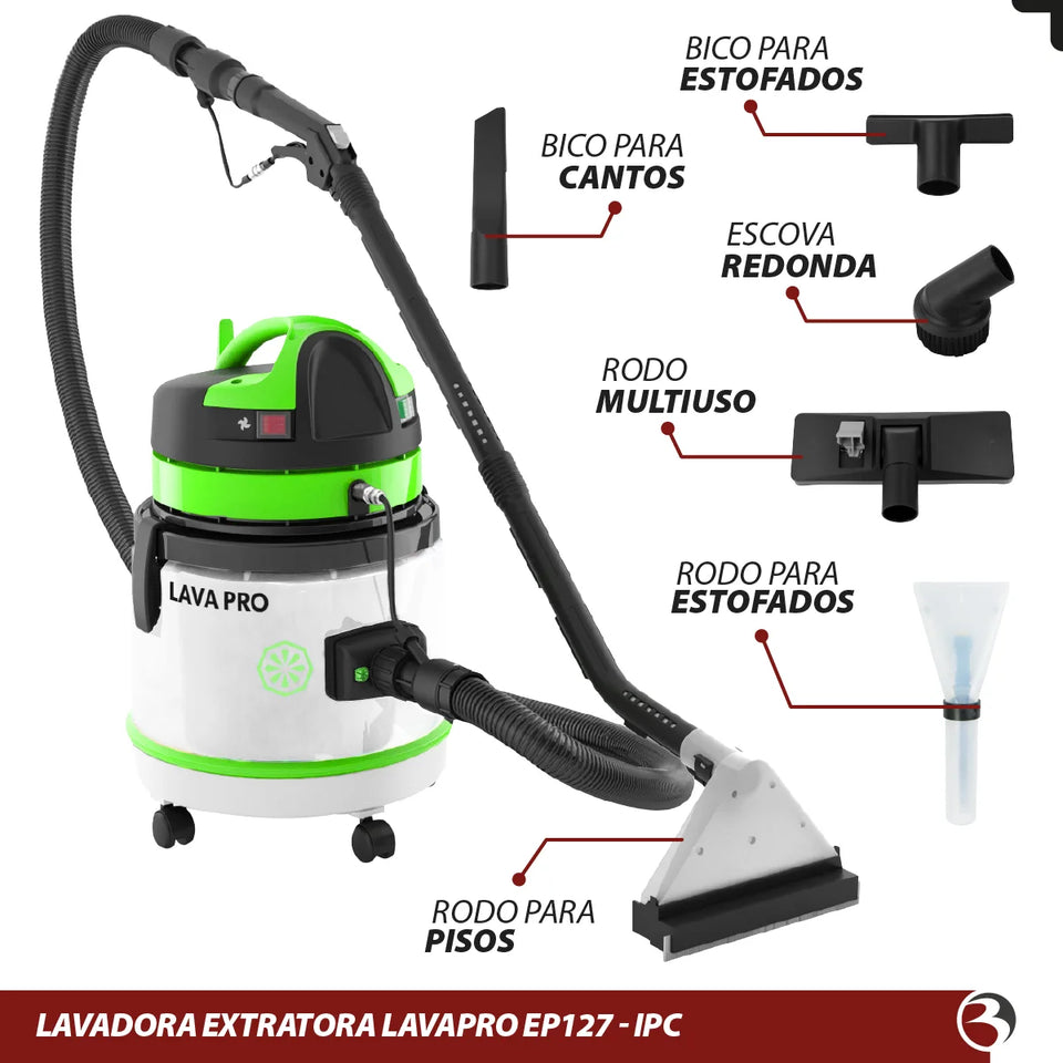 LAVADORA E EXTRATORA LAVA PRO 1.400W 27LT 220V IPC