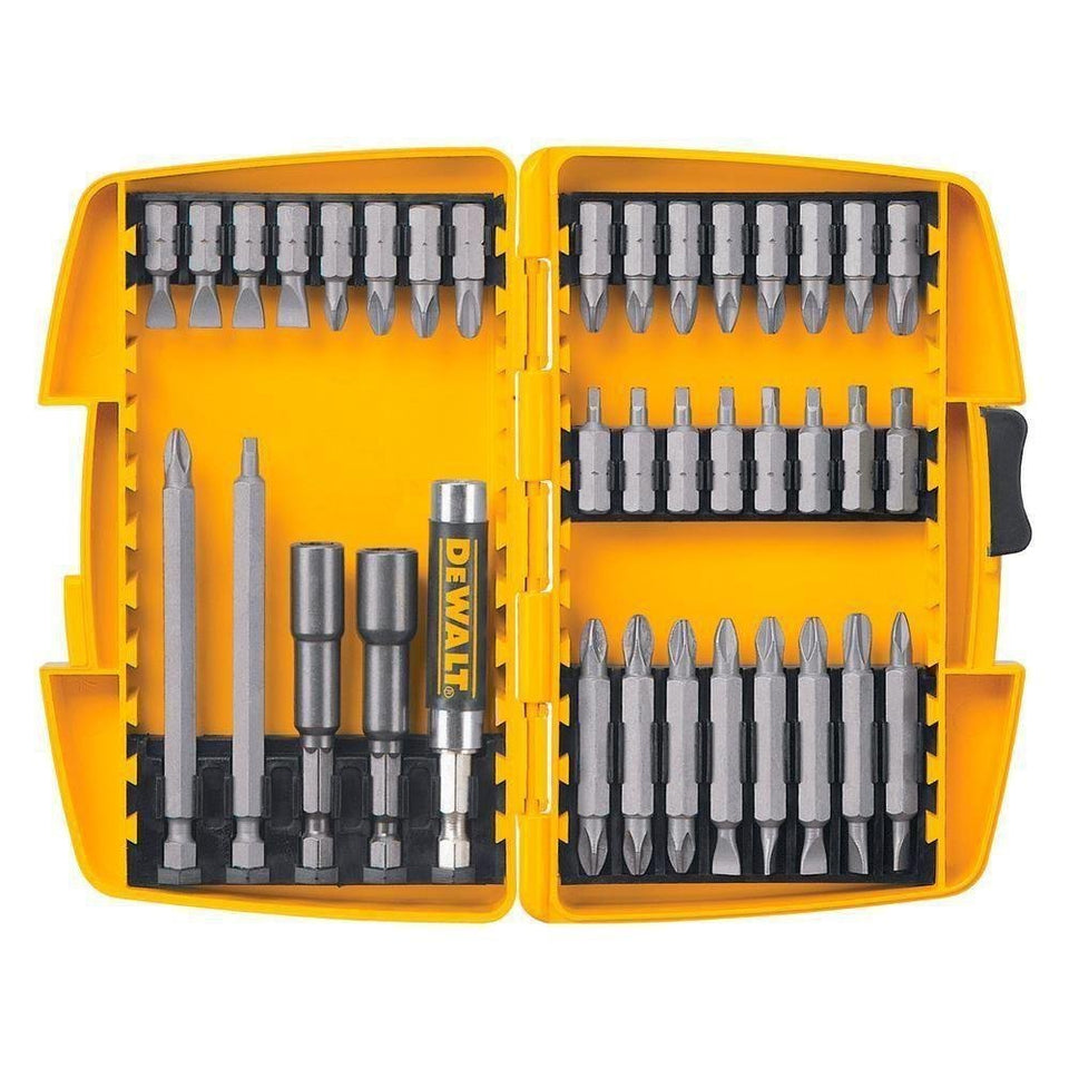JOGO DE PONTA BITS PARA PARAFUSAR COM 37 PEÇAS DW2163 DEWALT