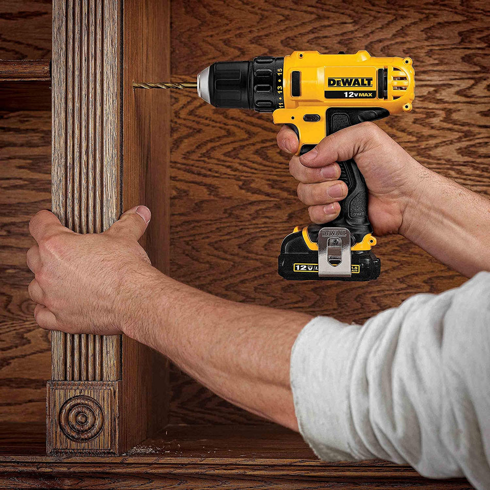 PARAFUSADEIRA/FURADEIRA 3/8" 12V MÁX ION-LÍTIO DCD710D2-BR DEWALT