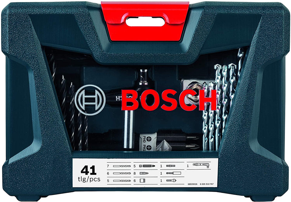 KIT V-LINE PARA PARAFUSAR E PERFURAR COM 41 PEÇAS  2607017396 BOSCH
