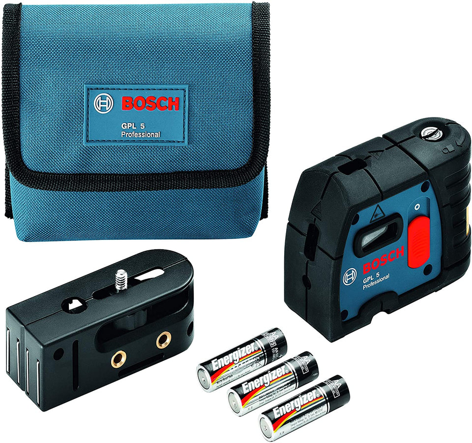NIVELADOR A LASER 30 METROS DE 5 PONTOS PROFISSIONAL GPL5 BOSCH