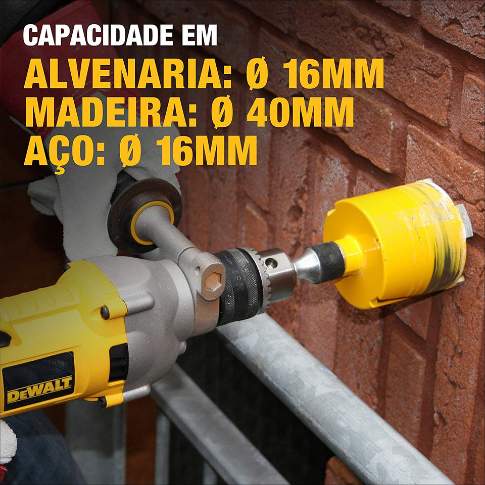 FURADEIRA DE IMPACTO DE 5/8" COM MALETA D21570K-B2 1300W 220V DEWALT