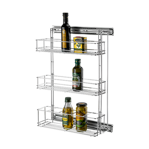 PORTA GARRAFAS/LATAS TRIPLO LATERAL CROMADO 2181 SCHMITT