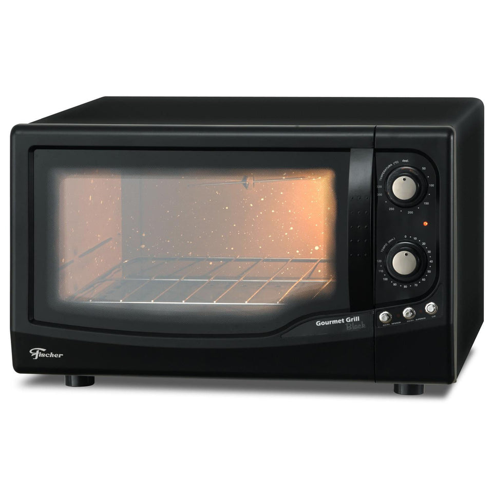 FORNO ELÉTRICO GOURMET GRILL BANCADA 44L BLACK 9741(15718) 220V FISCHER