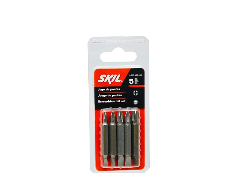 KIT DE PONTA DUPLAS PHILLIPS/FENDA 47119 COM 5 PEÇAS 9617085449 SKIL