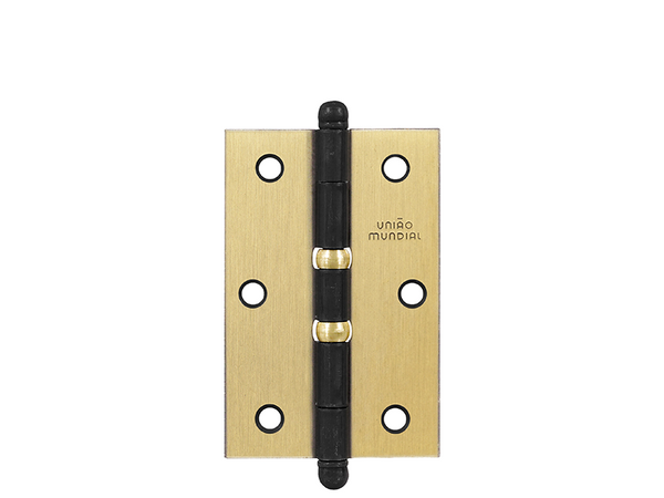 DOBRADIÇA AÇO 3.1/2" F.L.O COM ANEL 625608 UNIÃO MUNDIAL