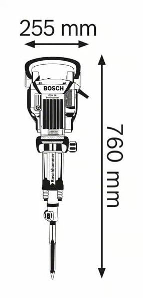 MARTELO DEMOLIDOR GSH 16-28 1.750W 06113350E0 220V BOSCH