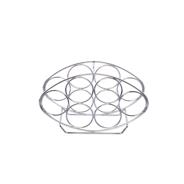 ADEGA OVAL TANNAT PARA 6 GARRAFAS CROMADA 1126 SCHMITT