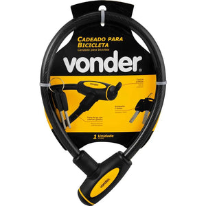 CADEADO PARA BICICLETA 60CM COM CHAVE 3252060000 VONDER