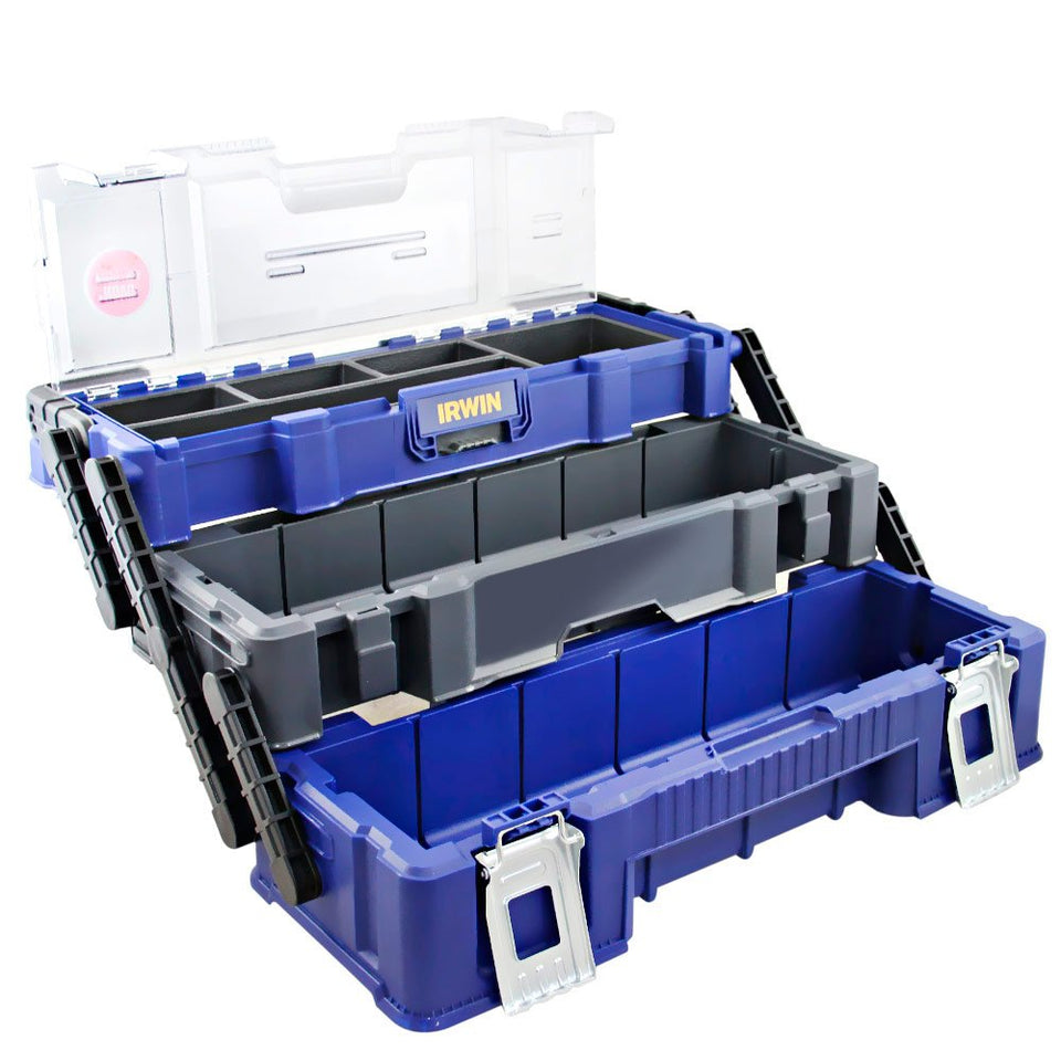CAIXA PLASTICA PARA FERRAMENTAS 20" SANFONADA 3 GAVETAS 1903057 IRWIN