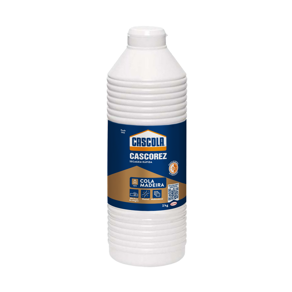 COLA CASCOREZ SECAGEM RÁPIDA 1KG CASCOLA