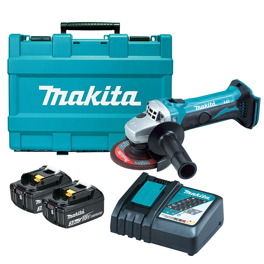 ESMERILHADEIRA ANGULAR 18V 4.1/2" DGA452RFE MAKITA
