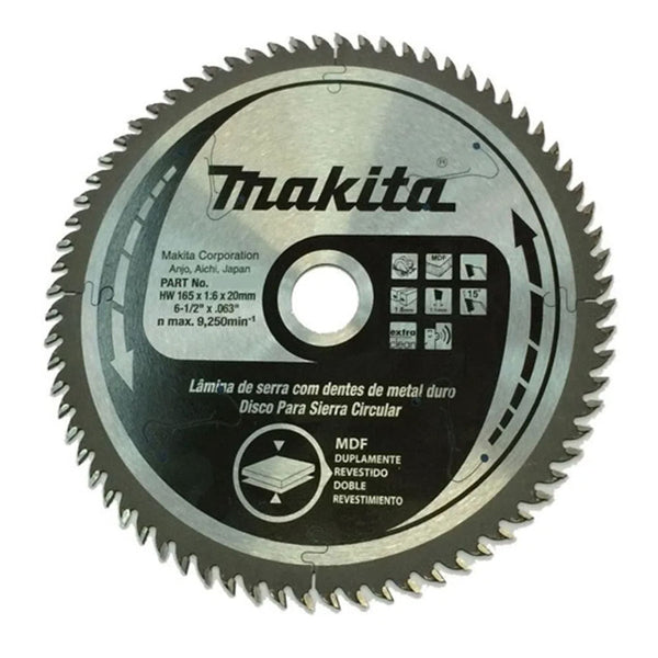 DISCO DE SERRA CIRCULAR 165MM 48 DENTES B-19700 MAKITA