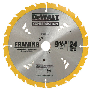 DISCO DE SERRA CIRCULAR 235X25MM 24 DENTES PARA ALUMÍNIO DW3131A DEWALT