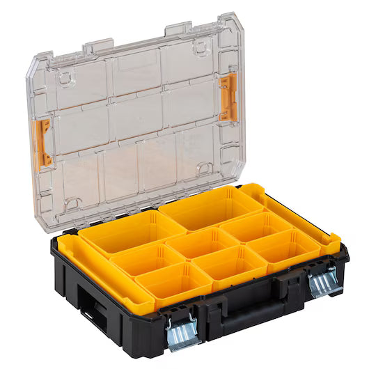 CAIXA ORGANIZADORORA DE FERRAMENTAS COM TAMPA TRANSPARENTE TSTAK DWST17805 DEWALT