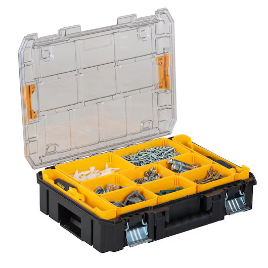CAIXA ORGANIZADORORA DE FERRAMENTAS COM TAMPA TRANSPARENTE TSTAK DWST17805 DEWALT