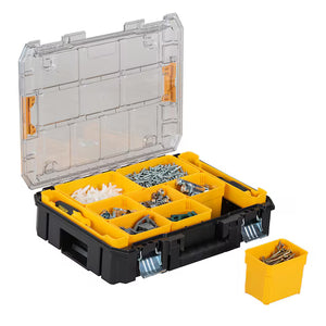 CAIXA ORGANIZADORORA DE FERRAMENTAS COM TAMPA TRANSPARENTE TSTAK DWST17805 DEWALT