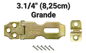 PORTA CADEADO EM AÇO 3 1/4 BICROM 687302#