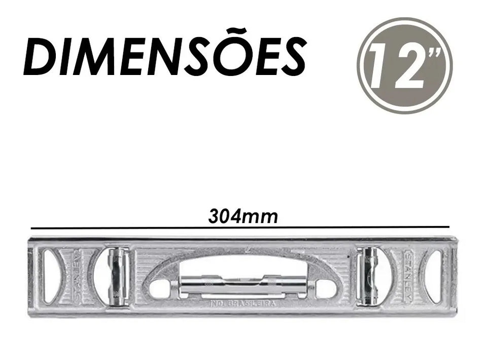 NÍVEL DE FERRO FUNDIDO 12'' 42-612 STANLEY
