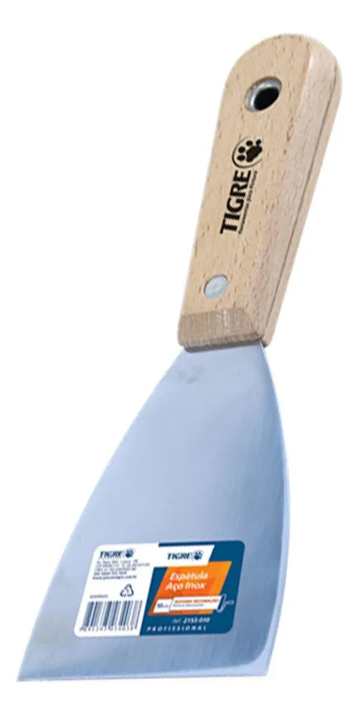 ESPÁTULA TIGRE AÇO INOX 2153 2.1/2'' 62153010