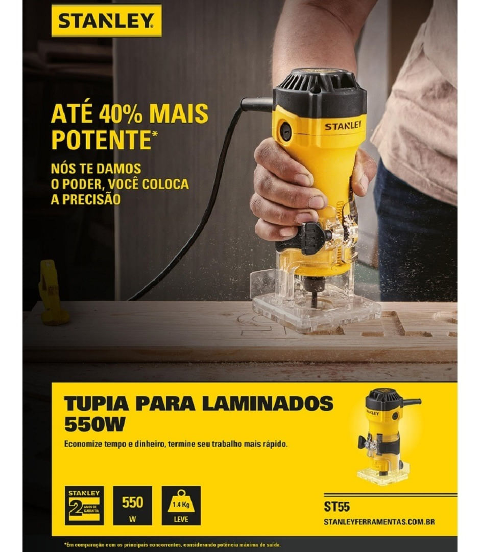 TUPIA PARA LAMINADOS ST55 550W 220V STANLEY