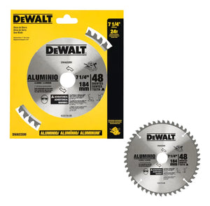 DISCO DE SERRA CIRCULAR 184X25MM 48 DENTES PARA ALUMÍNIO DWA03200 DEWALT