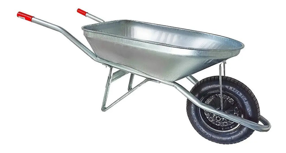 CARRINHO DE MÃO CINZA AÇO GALCANIZADO 55 LITROS CAR0559 BOTAFOGO