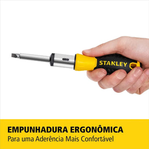 KIT DE CHAVE CATRACA MULTI BIT STHT54925-840 COM 29 PEÇAS STANLEY