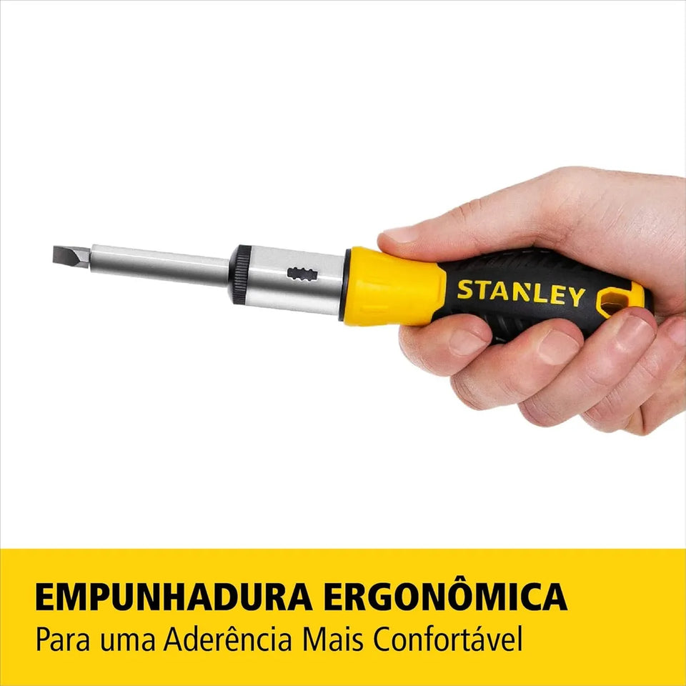 KIT DE CHAVE CATRACA MULTI BIT STHT54925-840 COM 29 PEÇAS STANLEY