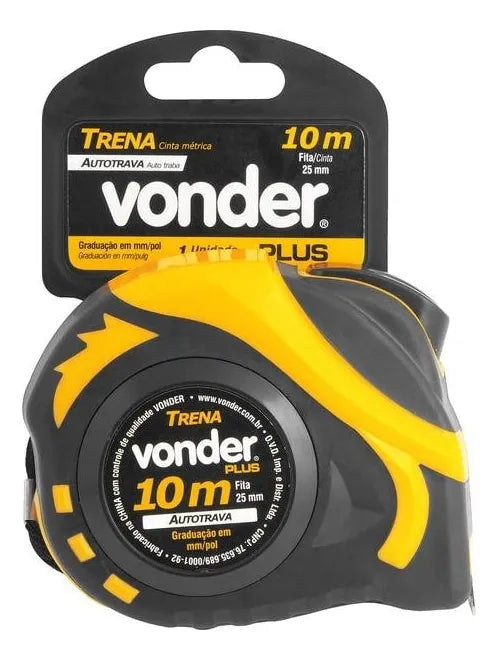 TRENA DE AÇO 10X25MM AUTOTRAVA PLUS 3868110110 VONDER
