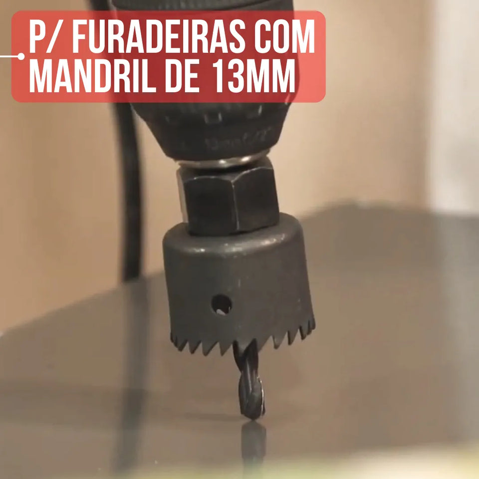 CONJUNTO DE SERRAS COPO AÇO DE CARBONO 6 PEÇAS D-70203 MAKITA