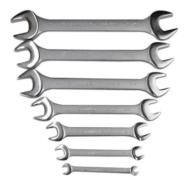 JOGO DE CHAVES FIXAS COM 7 PEÇAS EM POLEGADAS 86-086 STANLEY