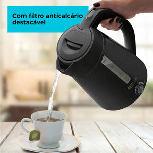 CHALEIRA ELÉTRICA COM CONTROLE DE TEMPERATURA K2200-B2 1850W 220V BLACK+DECKER