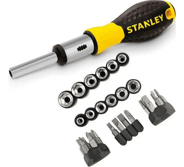 KIT DE CHAVE CATRACA MULTI BIT STHT54925-840 COM 29 PEÇAS STANLEY