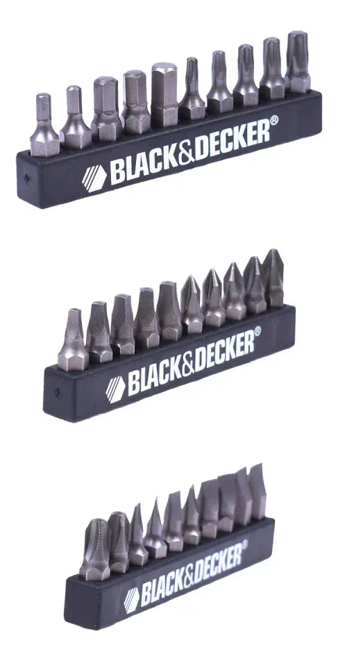 JOGO DE PARAFUSAR COM 31 PEÇAS 71-931-E BLACK+DECKER