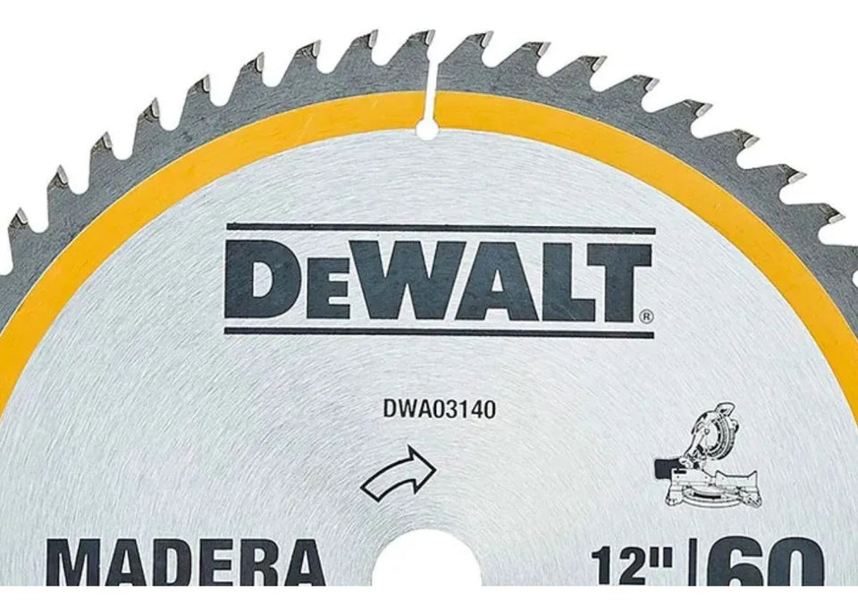 DISCO DE SERRA CIRCULAR 12" 305X30MM 60 DENTES PARA MADEIRA DWA03140 DEWALT