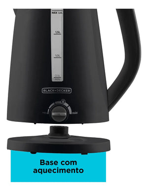 CHALEIRA ELÉTRICA COM CONTROLE DE TEMPERATURA K2200-B2 1850W 220V BLACK+DECKER