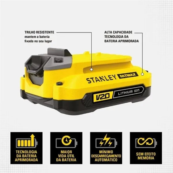 BATERIA 20V LI-ION 1,5AH FASTMAX SB201 STANLEY